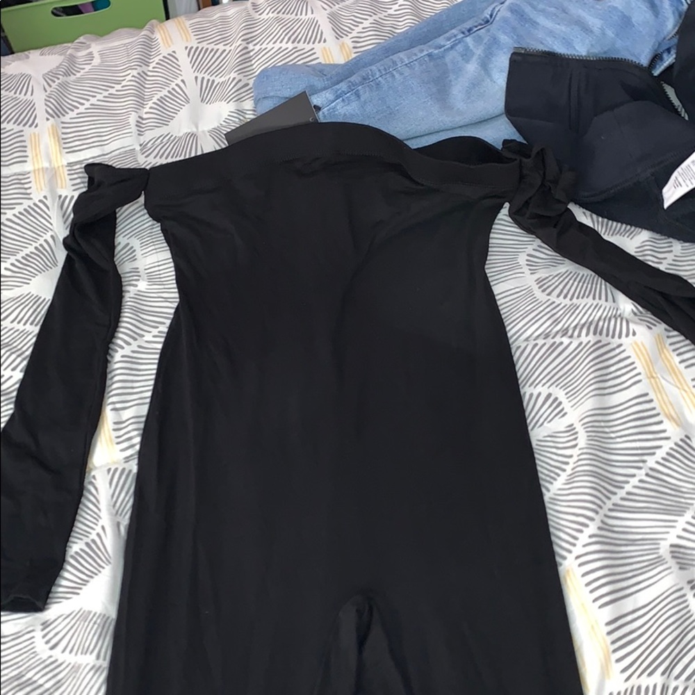 Fashion Nova Jumpsuit Off The Shoulder